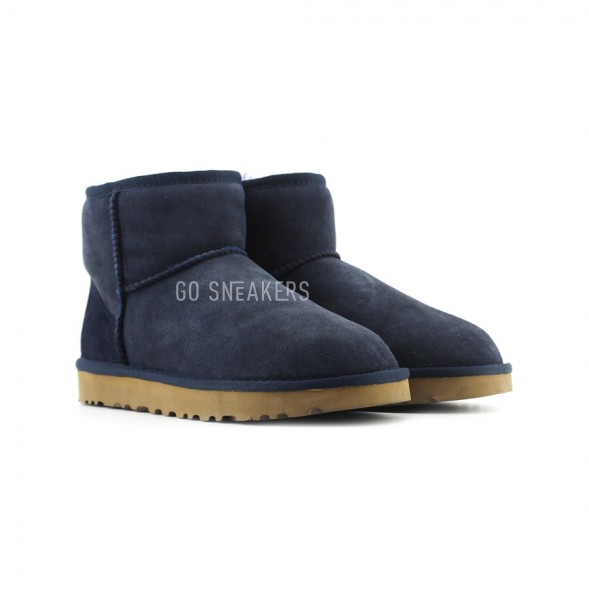Женские непромокаемые мини угги Classic Mini Navy II