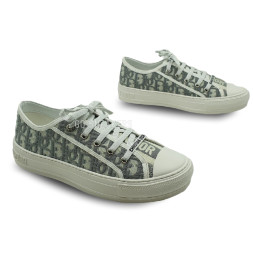 Dior Walk&#039;n&#039;Dior Low Top Grey Canvas