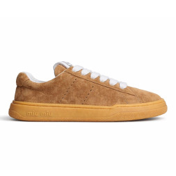 Miu Miu Suede Sneakers Brown
