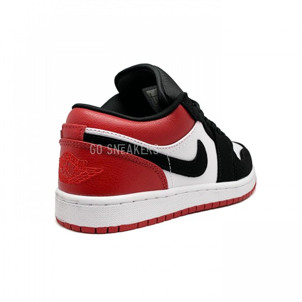Унисекс кроссовки Nike Air Jordan 1 Low Black Toe (GS)
