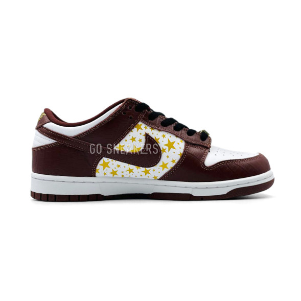 Унисекс кроссовки Nike Dunk SB Low Supreme Stars Barkroot Brown