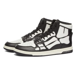 Amiri Skel Top High Black White