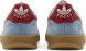 Женские кеды Adidas x Gucci Gazelle Light Blue Suede