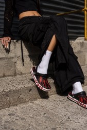 Crocs Bayaband Clogs Red Camo