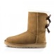 Женские угги с бантиками Bailey Bow II Chestnut