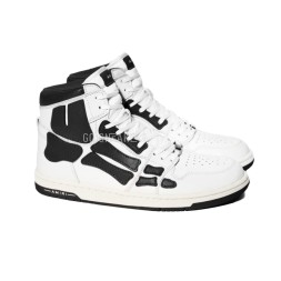 Amiri Skel Top High Black White White