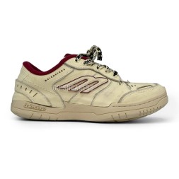 Balenciaga Hamptons Worn Out Low Beige & Red