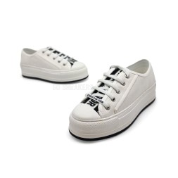 Dior Woman Full White Platform