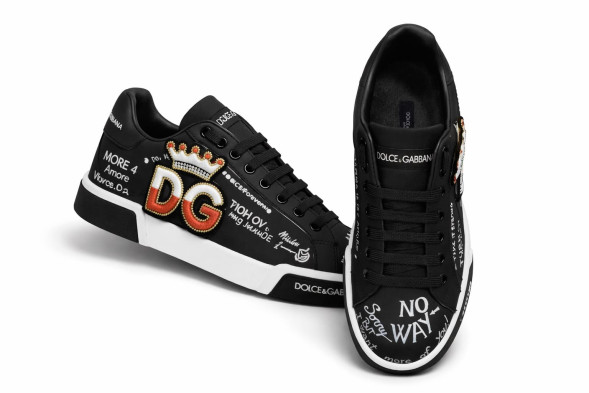 Унисекс кроссовки Dolce &amp; Gabbana Portofino Black