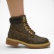 Женские ботинки Timberland х Louis Vuitton Vachetta Monogramme Brown