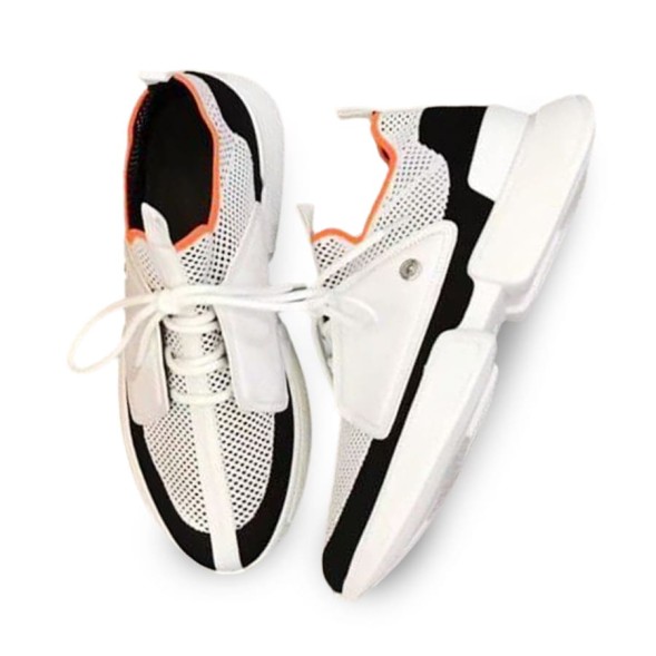 Мужские кроссовки Hermes Casual Shoes For Men White/Black