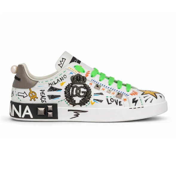Унисекс кроссовки Dolce &amp; Gabbana Portofino Graffiti 