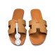 Женские шлепанцы Hermes Flip-flop Brown
