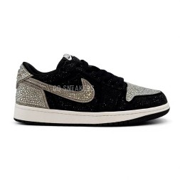 Nike Air Jordan 1 Retro Low OG x Swarovski &#039;Stealth&#039;