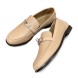 Женские лоферы Hermes Loafers Beige