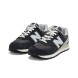 Мужские кроссовки New Balance 574 Suede/Textile Black/Grey