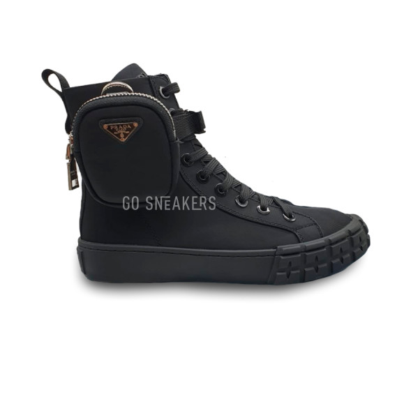 Женские кроссовки Prada Wheel Black