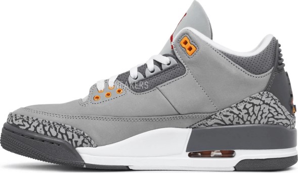 Унисекс кроссовки Nike Air Jordan 3 Retro &amp;#039;Cool Grey&amp;#039; 2021