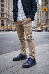 Premiata Low Leather Full Navy