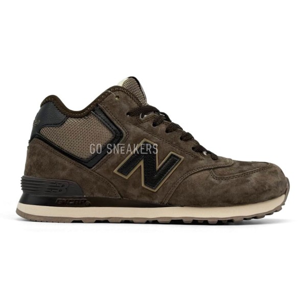 Мужские зимние кроссовки New Balance 574 Winter Suede Brown