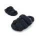Женские сандалии Hermes Flip-flops Wool Black