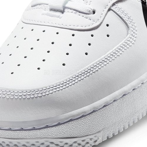 Унисекс кроссовки Nike Air Force 1 React White Black Red