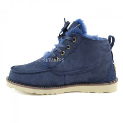 Men Boots Beckham Navy