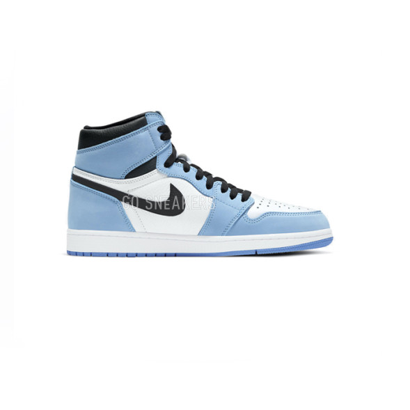 Унисекс кроссовки Nike Air Jordan 1 Retro High White University Blue Black