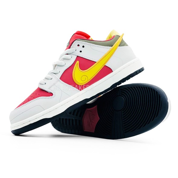 Унисекс кроссовки Nike SB Dunk Low Retro White/Red/Yellow