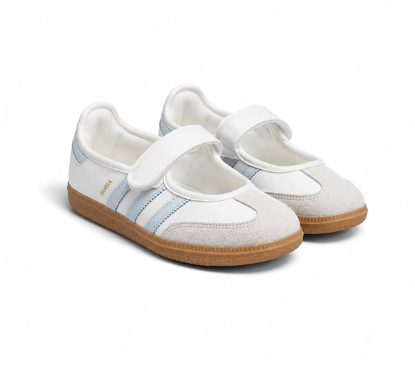 Женские босоножки Adidas Samba Jane White/Blue
