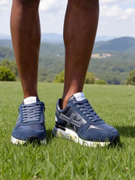 Premiata 483 Leather/Suede Dark Grey