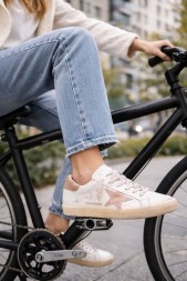 Golden Goose Super-Star Pech Pink Star