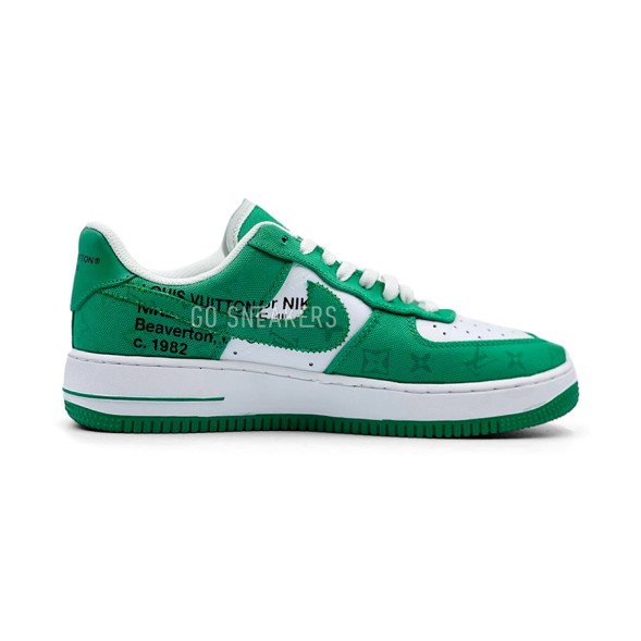 Унисекс кроссовки Louis Vuitton Nike Air Force 1 Sotheby’s Auction Results Green