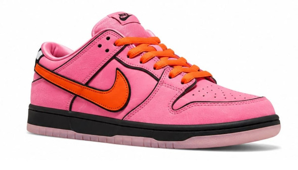 Женские кроссовки The Powerpuff Girls X Dunk Low Pro SB Blossom