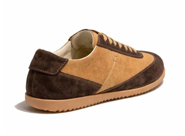 Женские кроссовки The Row Suede Sneakers Beige/Brown