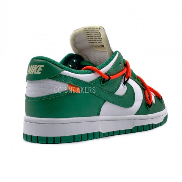 Унисекс кроссовки Off-White x Nike Dunk Low Pine Green