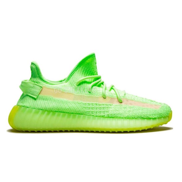Унисекс кроссовки Adidas Yееzy Boost 350 V2 Glow in the Dark
