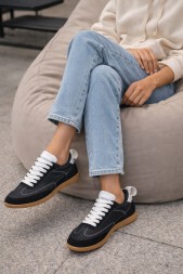 Alexander McQueen EC1 Suede Low top Casual Shoes Women’s Black