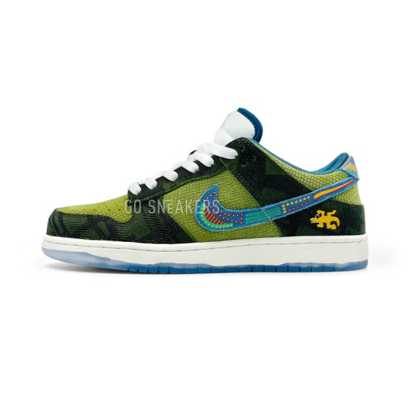 Унисекс кроссовки Nike SB Dunk Low &amp;quot;Animal Pack&amp;quot; Green Reptile