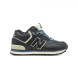 Женские зимние кроссовки New Balance 574 High-top Navy Leather