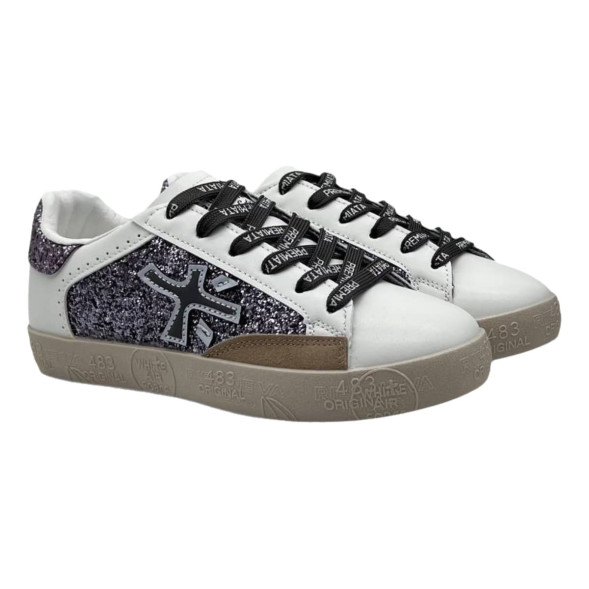 Женские кеды Premiata Stevend Glitter White