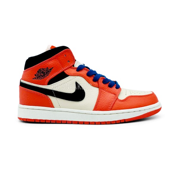 Унисекс кроссовки Nike Air Jordan Mid 1 Orange
