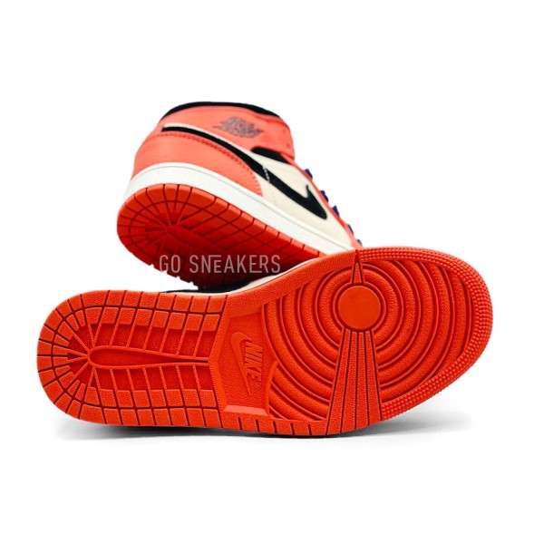 Унисекс кроссовки Nike Air Jordan Mid 1 Orange