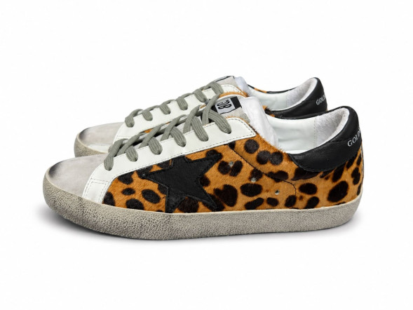 Женские кеды Golden Goose DB Superstar Wool and Suede Brown