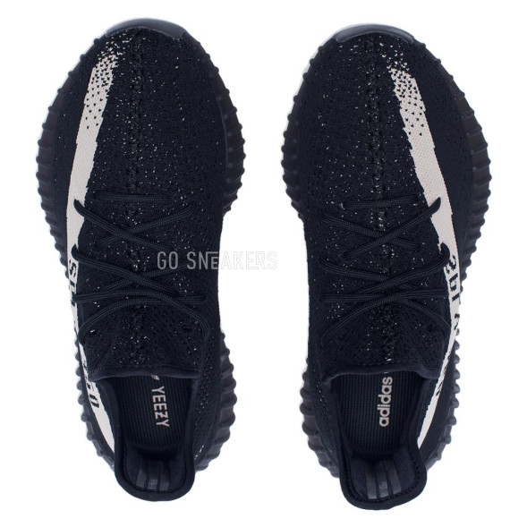 Унисекс кроссовки Adidas Yeezy Boost 350 V2 Core Black White (sply)