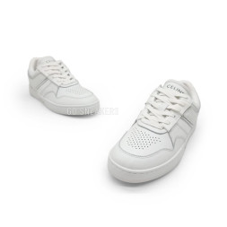 Celine Trainer Low Lace-Up White