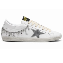 Golden Goose Super-Star Leather White Suede Star