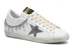 Golden Goose Super-Star Leather White Suede Star