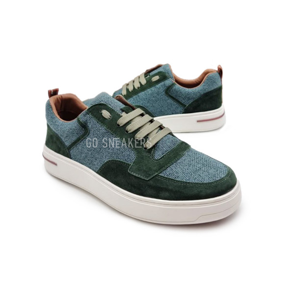 Унисекс кроссовки Loro Piana Newport Walk Green