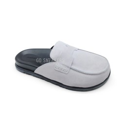 Hermes Sabo Suede White